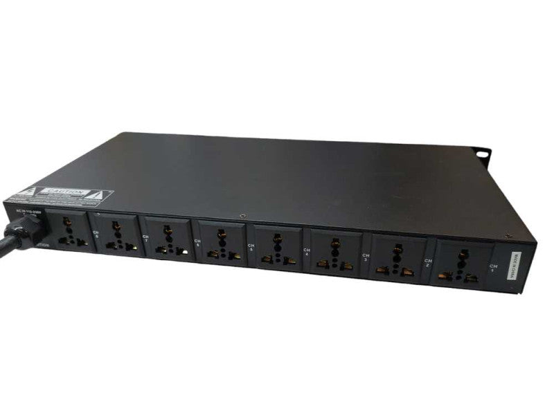 Pyle Power Sequence Controller Model:PC0875 Rack Mountable 13Amp 8 Channel Q=