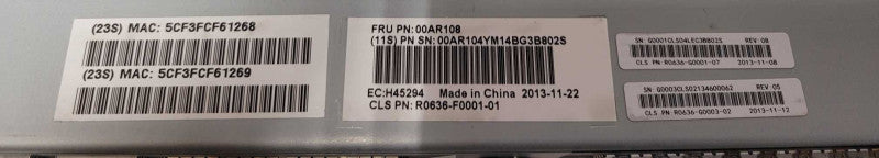 IBM 00AR108 Storwize Node Canister for V3700 _