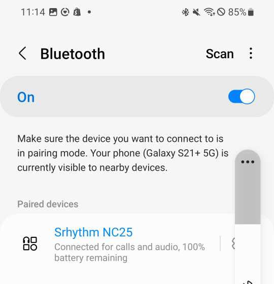 Srhythm NC25 Active Noise Cancelling Wireless Bluetooth Headphone _