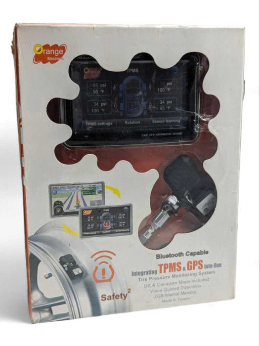 Orange Electronic P412A TPMS & GPS device NEW has GB55BT screen -