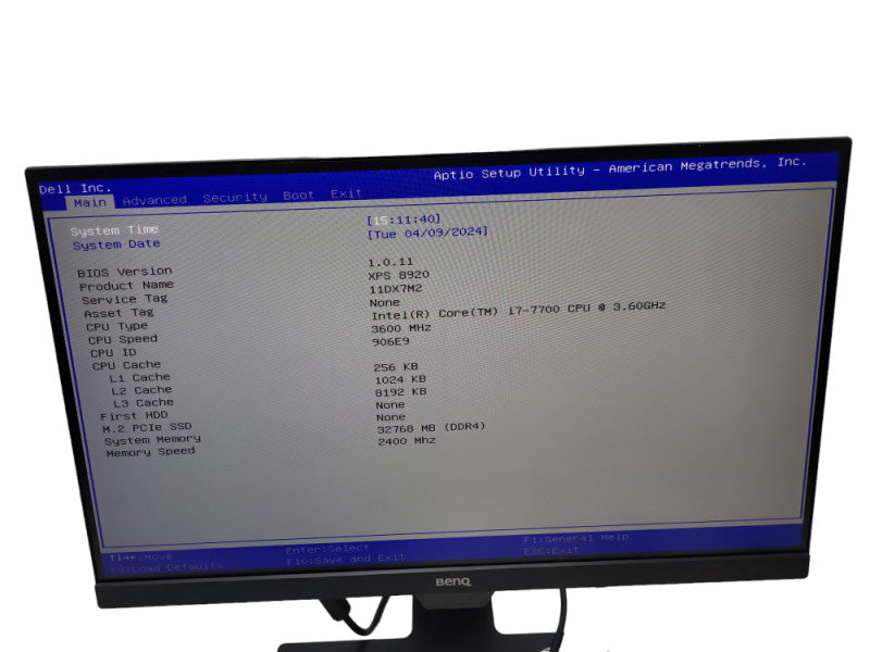 Dell XPS 8920 i7-7700 3.6GHZ , 16GB DDR4 RAM 4TB HDD &