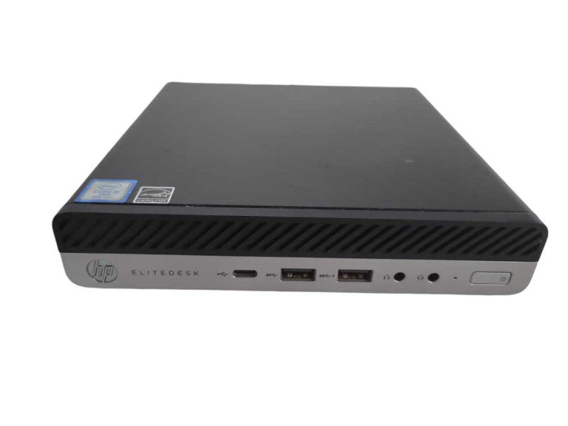 HP EliteDesk 800 G4 USFF | i5-8500T @ 2.10GHz 8GB DDR4 256GB NVM + PWR ADP !