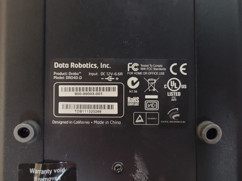 Data Robotics DRO4D-D 4-bay External Hard Drive Storage, 4x 1TB HDD, READ
