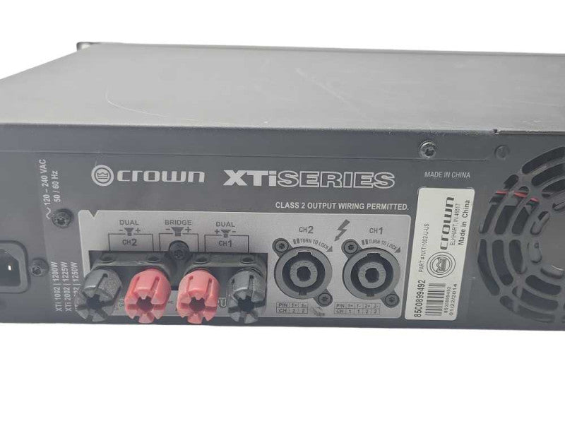 Crown 1002 XTi Series NXTI1002-U-US Power Amplifier, READ _