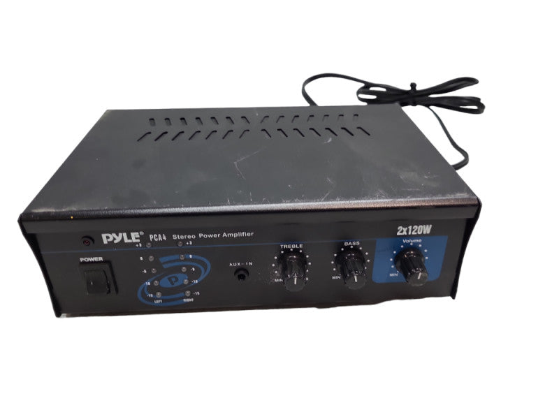 Pyle PCA4 Mini 2 x 120 Watt Stereo Power Amplifier  &