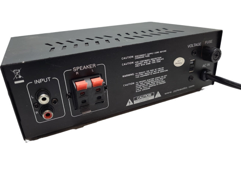Pyle PCA4 Mini 2 x 120 Watt Stereo Power Amplifier  &