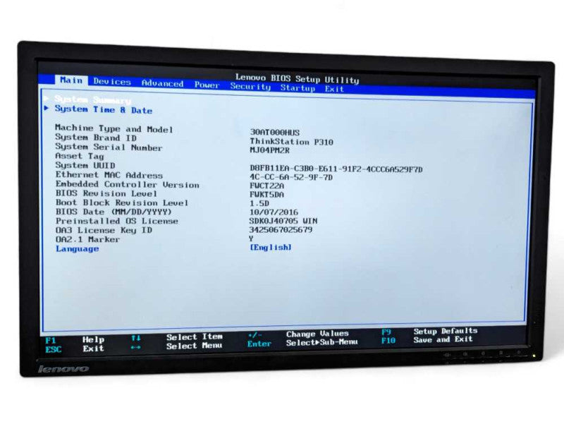 Lenovo ThinkStation P310 Xeon E3-1240 v5 @ 3.50Ghz, 16GB RAM  -
