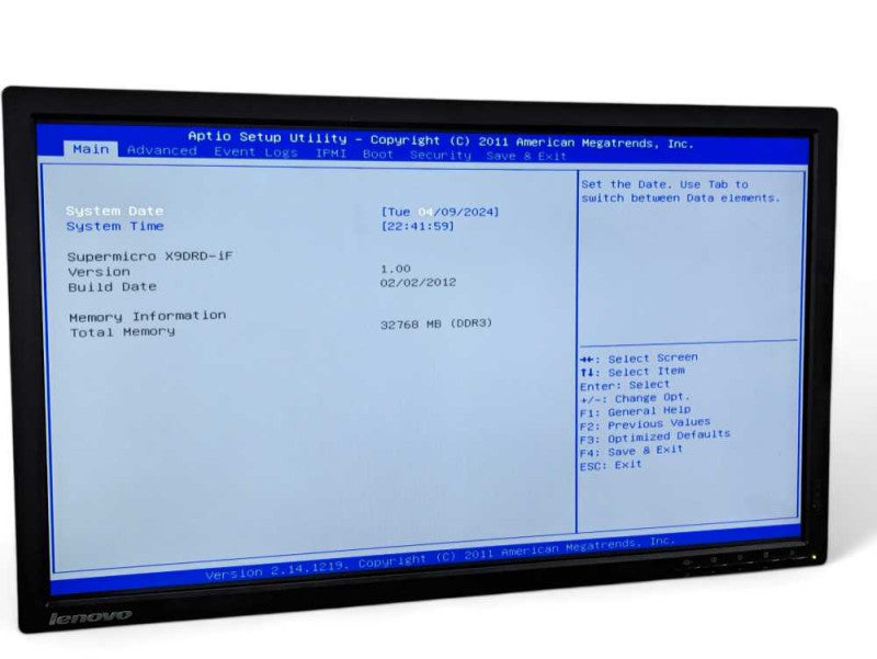 Supermicro 1U X9DRD-iF 2x Intel Xeon E5-2620 0 @ 2.00 GHz, 32GB RAM  -