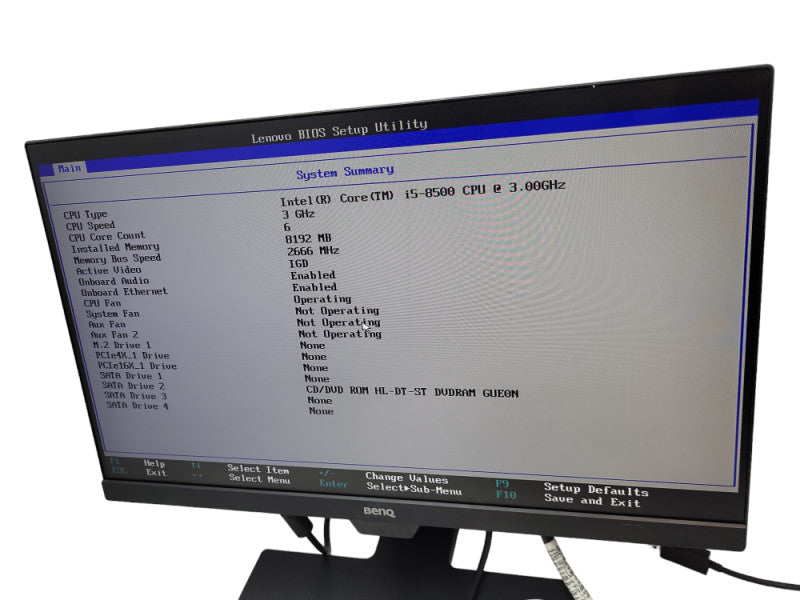 LENOVO M920T  Mini Tower PC i5-8500 8GB DDR4 NO HDD &