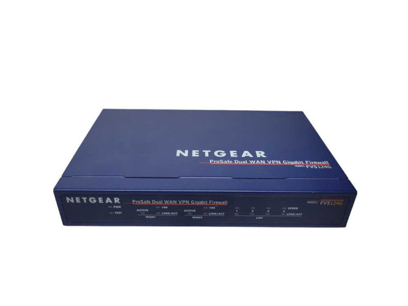 NETGEAR PROSAFE VPN FIREWALL 25 W/ 4 PORT GIGABIT LAN, DUAL WAN, FVS124G %