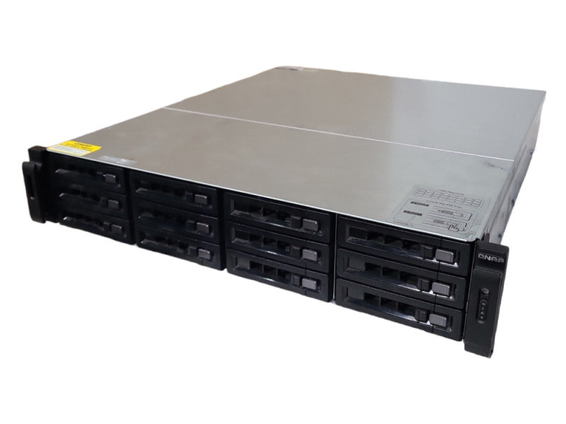 QNAP TS-1279U-RP 12-Bay NAS, Intel i3-3220 3.30GHz, 4GB RAM w/ 12x 1TB HHDs