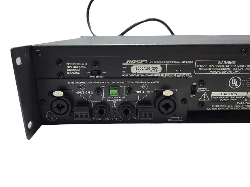 Bose 1800 Series VI Professional Power Amplifier READ $