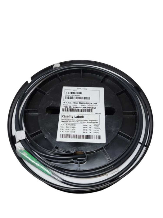 Corning Fiber Optic Cable Assembly 1f 5.0cc 4.8mm Sca326/sca326 20m %