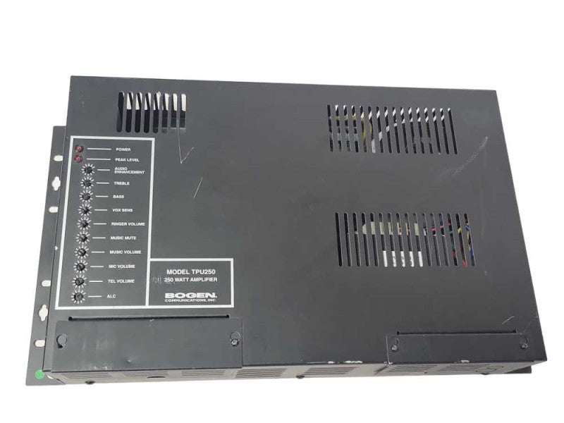Bogen TPU250 250W Telephone Paging Amplifier, READ _