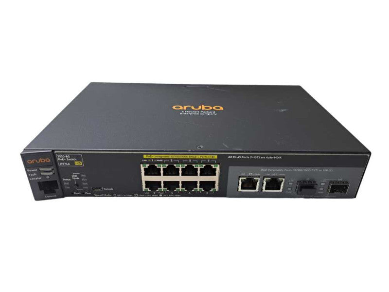 HP Aruba J9774A 2530-8G PoE+ | 8-Port Gigabit PoE Compact Switch