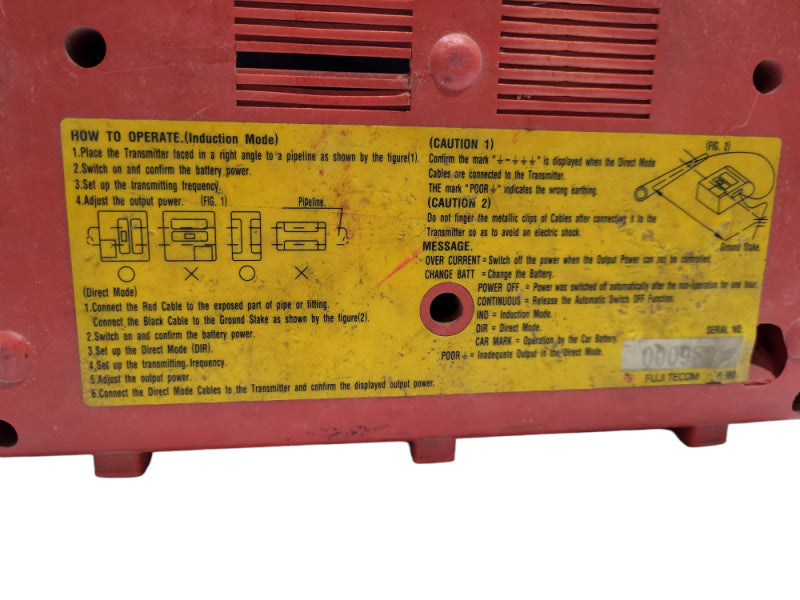 Fuji tecom PL-960 pipeline and cable locator transmitter &