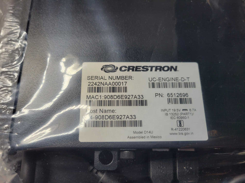 Crestron UC-BRKT-260-P-T-ASSY UC Bracket Assembly w/ HD-CONV-USB-260 6512691 _