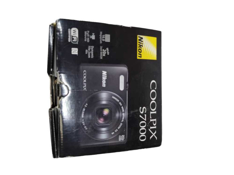 Nikon Coolpix S7000 16MP Digital Camera 20X Zoom + Battery / Charger %
