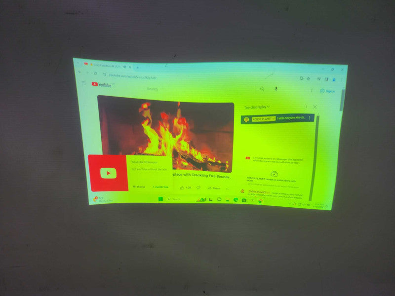 Panasonic LCD Projector PT-AE2000U, 1781 Lamp Hours, No Remote, READ _