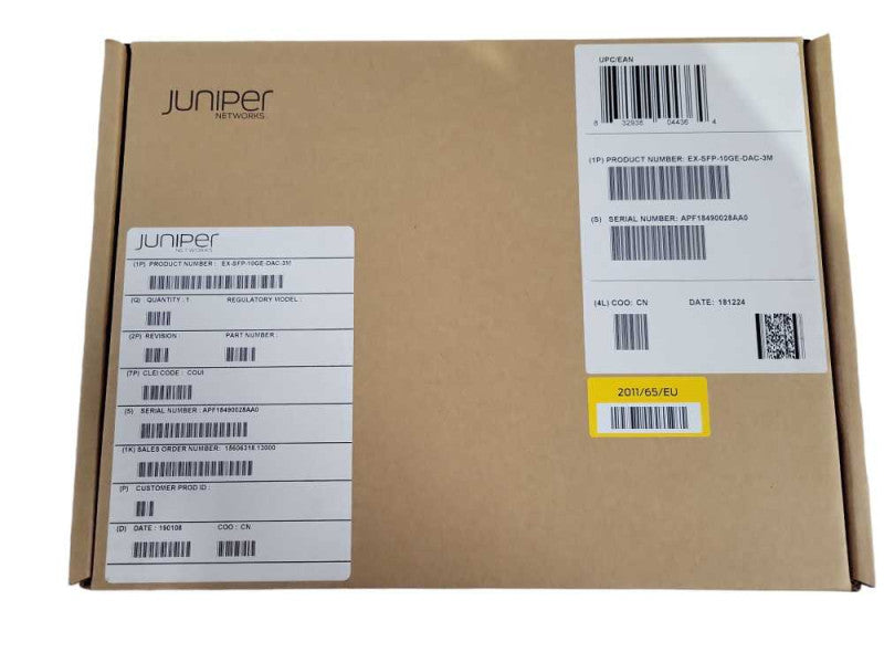 New Juniper SFP+ 10 GigaBit  EX-SFP-10GE-DAC-3M Q!