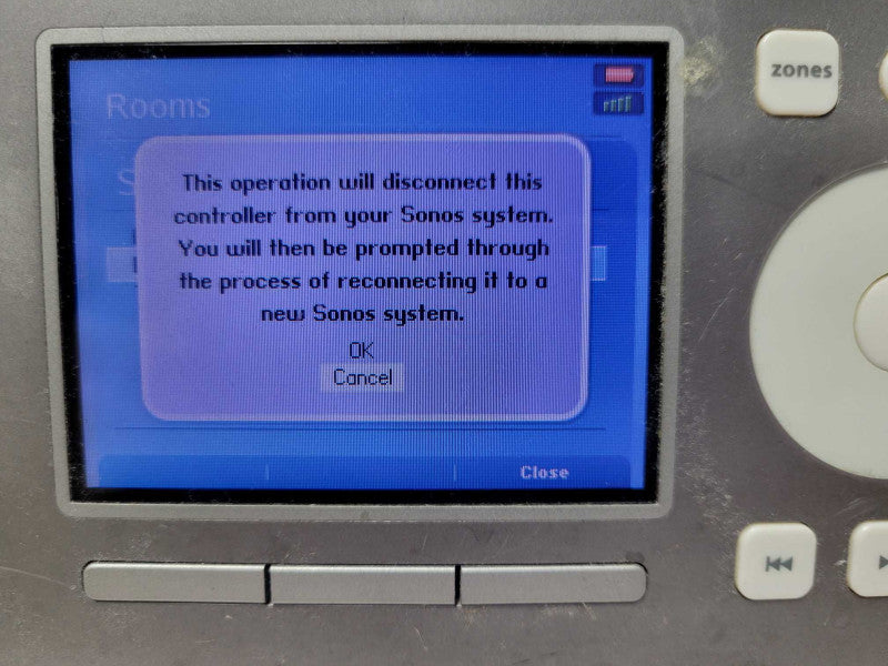 Sonos Digital Music System Controller CR100 w/ Cradle and power adapter, SEE _