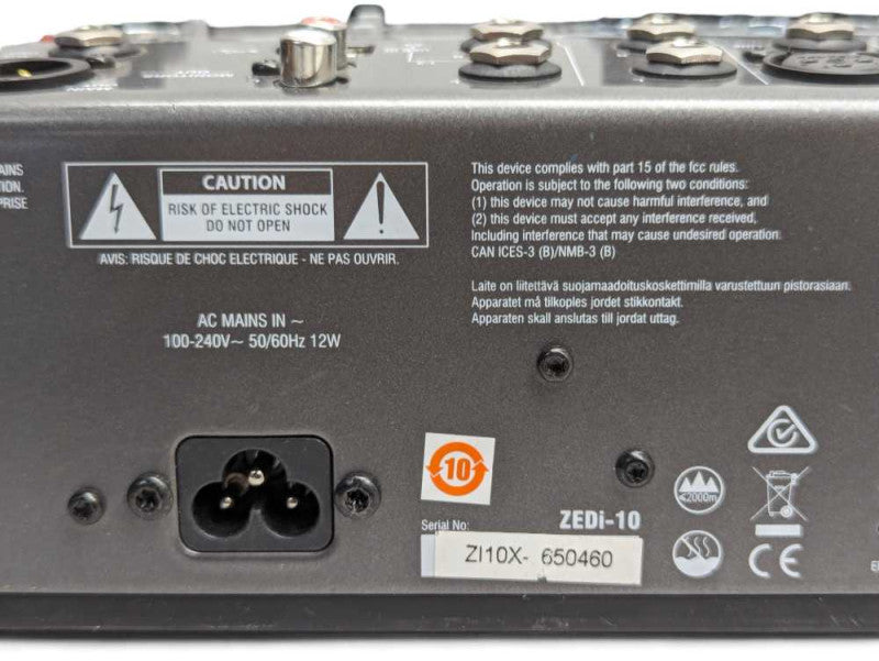 ALLEN & HEATH ZEDi-10 Mixer Please READ  -