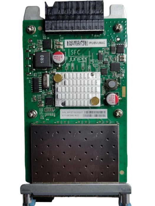 JUNIPER SFC IPUIBVUMAC 611-063980 R02MY3718030207 switch module _