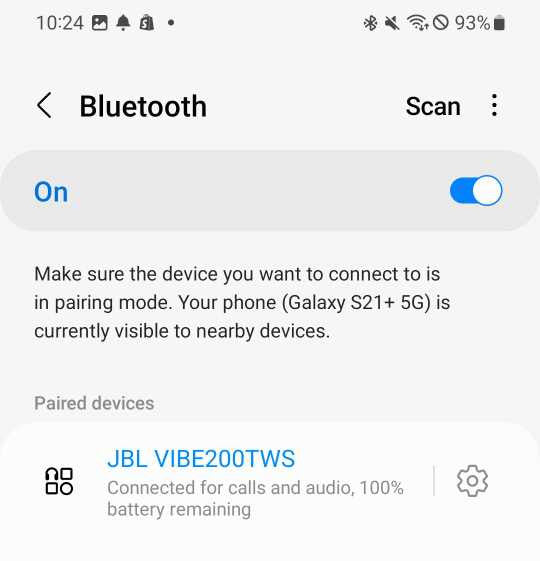 JBL VIBE 200TWS Wireless Bluetooth ear buds with case _