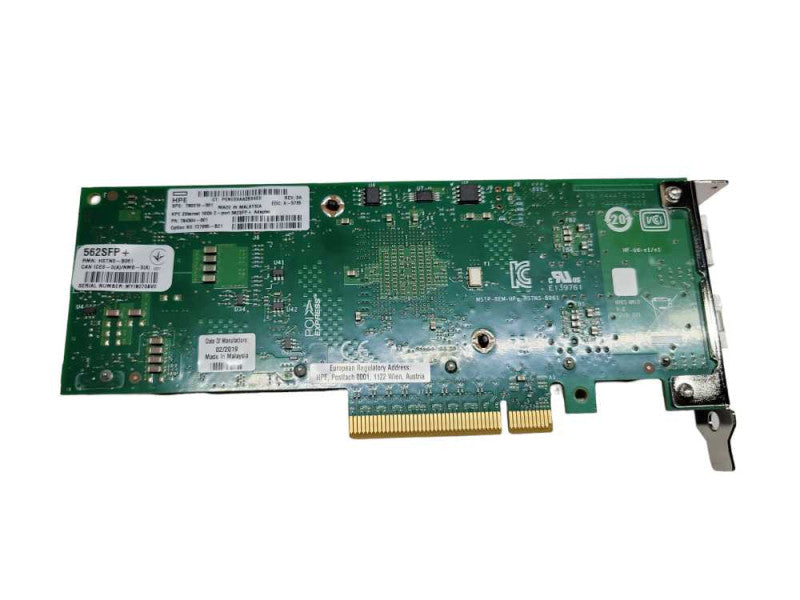HPE Ethernet 10Gb 2-Port 562SFP+ Adapter Low-Profile Bracket %\t %