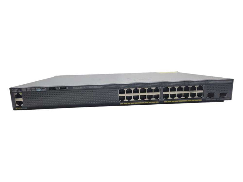 Cisco WS-C2960X-24PD-L 24 Port Gigabit Managed Switch _