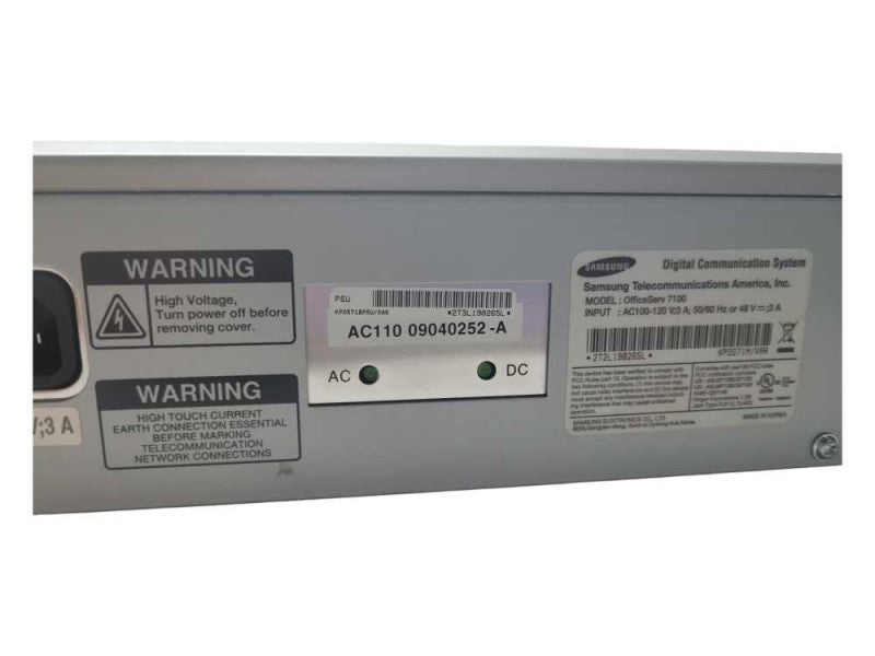 Samsung OfficeServ 7100 phone system with MP10a and UNI modules, READ _