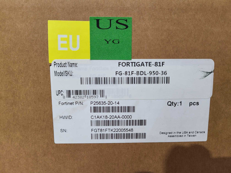 *New Open Box* Fortinet FortiGate FG-81F Firewall Network Security Appliance