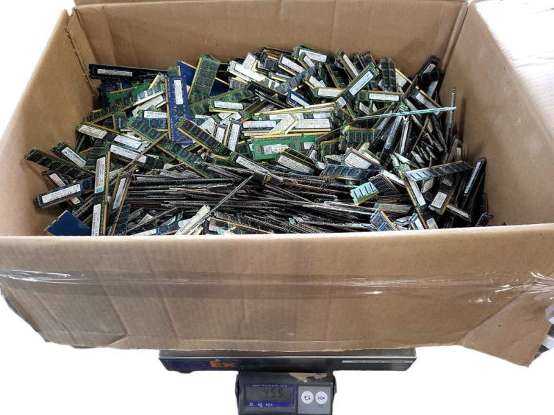 Scrap Non-Heat sink RAM/Memory 45.5lb/20.6KG AS-IS READ $