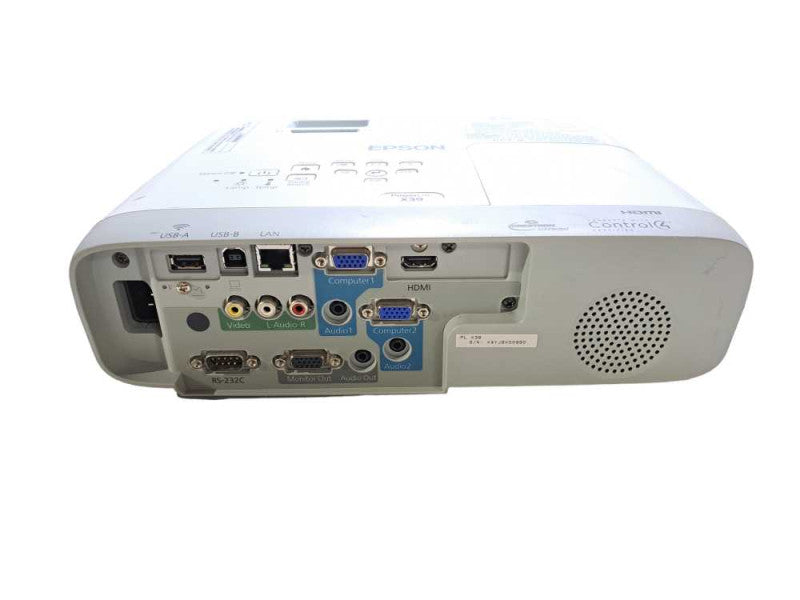 Epson PowerLite X39 3LCD Projector 3500 ANSI HD 1080p | 2179 Lamp Hrs