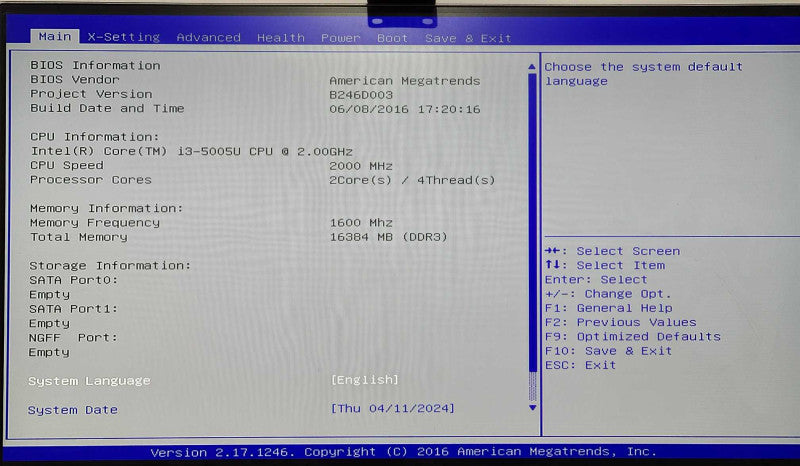 Zotac Mini PC ZBOX-MI522NANO, Core i3-5005U 2.00 GHz, 16 GB DDR3, No HDD