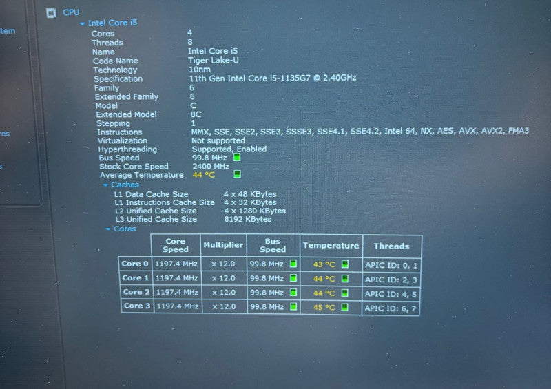 HP ProBook 450 G8 Intel Core i5-1135G7@2.4GHz 16GB DDR4 RAM 512GB NVMe SSD Q