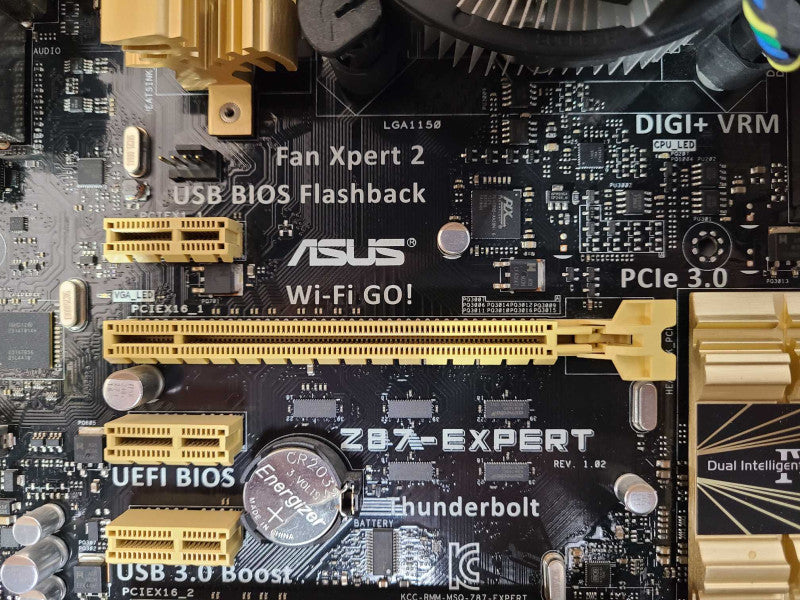 ASUS Z87-EXPERT w/ Intel i7-4770k 3.50GHz, 32GB DDR3 RAM, I/O Shield