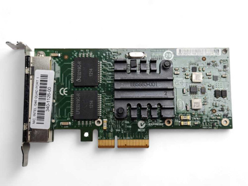 340-1126-00 - Intel I340-T4 4 X Ports Gigabit Ethernet Network Adapter Card -