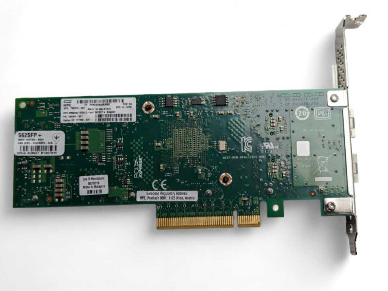 HPE Ethernet 10Gb 2 - port 562SPF+ 784304-001 Full Height  -