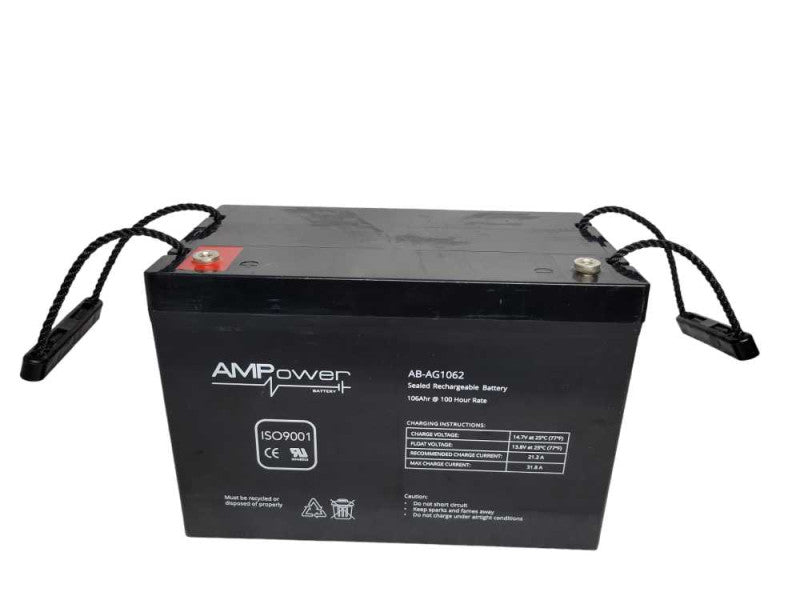 Ampower AB-AG1062 12V / 95AH AGM Battery %