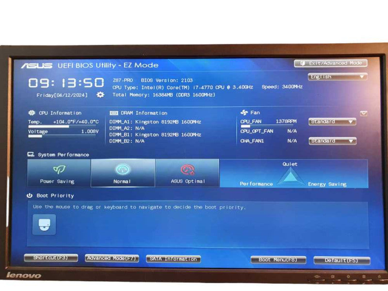 Custom 4U Rack PC ASUS Z87-PRO i7-4770 @ 3.40Ghz, 16GB RAM  -