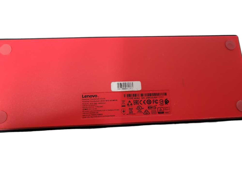 Lenovo ThinkPad Thunderbolt 3 Dock 40AC, No Power adapter Q_