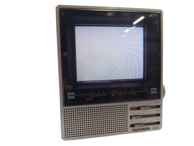 Rare Vintage Telefunken Black N White TV Model:2040 with Adaptor Model:Y2040 =