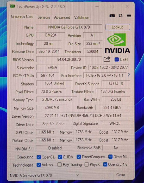 EVGA GeForce 4GB GTX 970 Gaming Graphics Card 04G-P4-3975-KR )