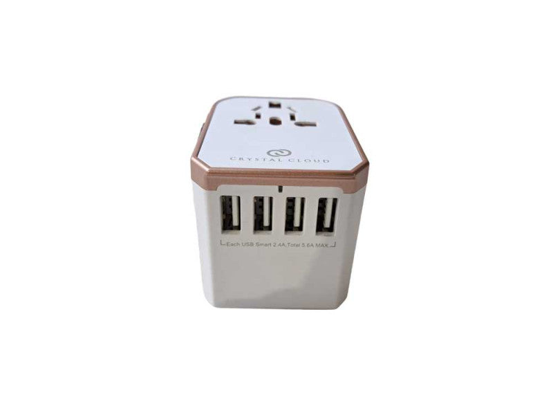 Crystal Cloud Universal Travel Adapter One Wall Charger AC Plug Adaptor