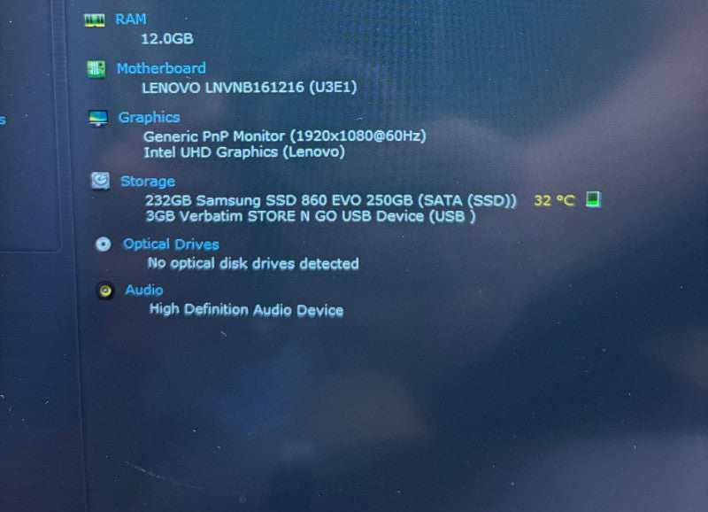 Lenovo ideapad S340 TOUCH SCREEN Intel Core i5-1035G1 12GB RAM 250GB SSD READ Q