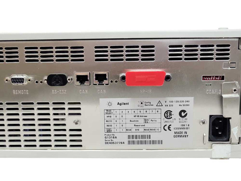 HP Agilent 1100 Series G1316A 1100 Column Compartment READ _