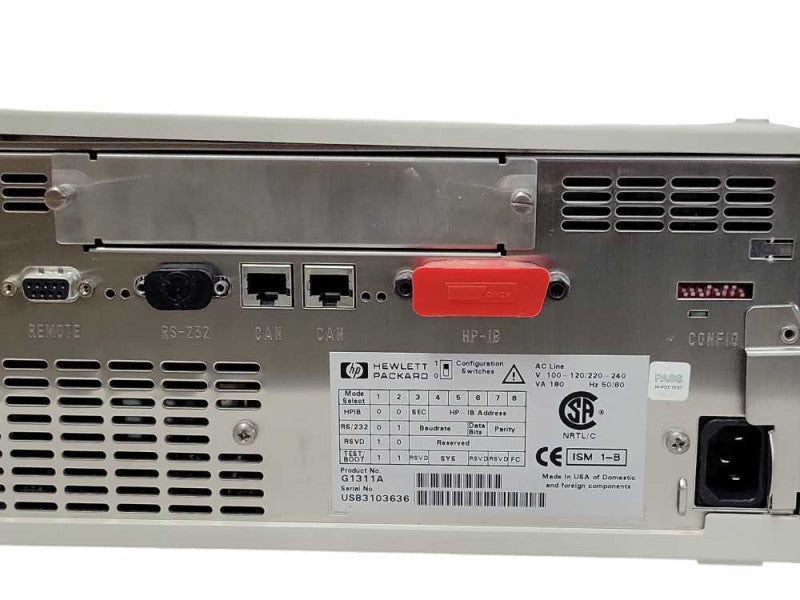 AGILENT 1100 SERIES G1311A PUMP system READ _