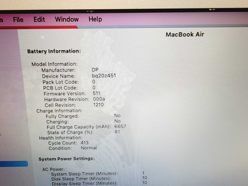 Apple Macbook Air 2017 13\\" Core i5-5350U @ 1.8GHz 8GB DDR3 500GB SSD (