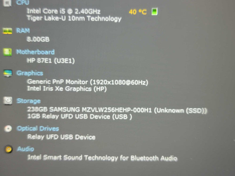 HP ProBook 450 G8| i5-1135G7| 8GB DDR4| 256GB SSD  Î² Lap200